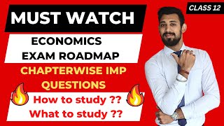 Economics Complete Roadmap  Important Questions  Marking scheme  Class 12 [upl. by Eolande]