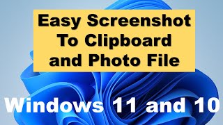 Win  PrtScr  Easy Windows 10 amp 11 Screenshot or photo [upl. by Adnylem]