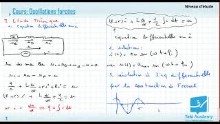 Cours RLC Forcée astuces [upl. by Yxel]