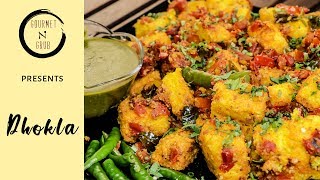 Howto make Instant Dhokla with a twist  Healthy breakfast veg recipe [upl. by Collayer]