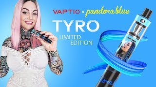 2019VAPE  Limited Edition VAPTIO x PandoraBlue TYRO Allinone Vape Pen [upl. by Tufts682]