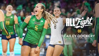 Cailey Dockery is All Fight  Notre Dame Volleyball [upl. by Onez951]