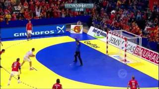 Mikkel Hansen VS Kiril Lazarov EHF EURO 2012 Championship Denmark VS Macedonia [upl. by Tim902]