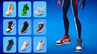 🔴Indossiamo le Calzature 👟 su Fortnite con tutte le Skin Possibili 🤩 [upl. by Faxan532]