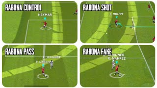 Pes 2021 Mobile  Rabona Skills Tutorial Classic Control [upl. by Naynek]