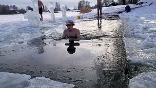 Прорубь Iceswim 21 January 2024 Jelgavas Roņi club [upl. by Utir19]