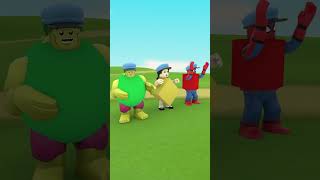 Squid Game Doll Pranks Hulk with Fake Hole Challenge  Roblox 3D [upl. by Aroz715]