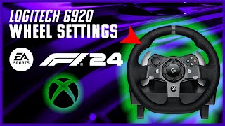 F1 24  Logitech G920 Best Wheel Settings for XBOX  Realistic Feel All Experience Levels [upl. by Charlotte675]