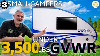 3 Awesome Travel Trailers Under 3500 Lbs [upl. by Eizeerb]