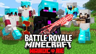 100 Players Simulate BATTLE ROYALE in Minecraft [upl. by Nosneb]