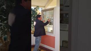 How To Open And Close Double Hung Window  Green Energy of SA [upl. by Pavlish362]