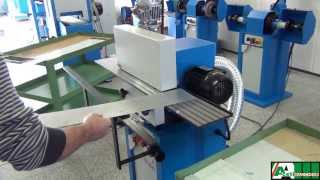 Sheet metal deburring machine  ART37 Aceti macchine [upl. by Goldarina462]