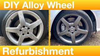 DIY Alloy Wheel Refurbishment [upl. by Jules721]