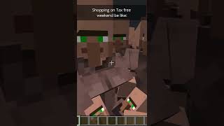 Tax free weekend minecraft gamer gaming taxfree memes [upl. by Airtened]