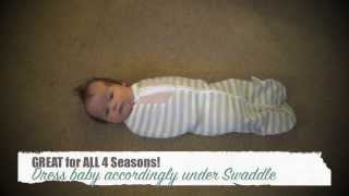 Woombie Air Baby Swaddle  1st Breathable Swaddle [upl. by Aical]