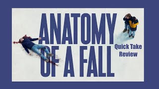 Anatomy of a Fall  Quick Take Movie Review  anatomyofafall primevideo [upl. by Kerman]