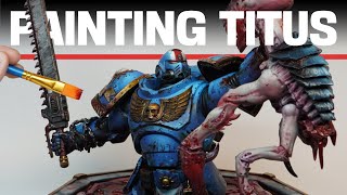 Warhammer 40k Space Marine 2  Painting Titus [upl. by Harriette355]