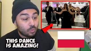 FIRST TIME WATCHING Studniówka 2022 POLONEZ Traditional Polish Dance 🇵🇱 REACTION [upl. by Elehcor721]