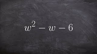 How to factor a trinomial when your middle and constant are negative [upl. by Legnaesoj501]