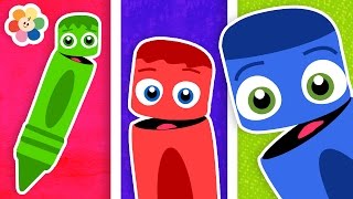 GooGoo Baby New Series  Coloring Nature  Learn the Colors  Color Crew  BabyFirst TV [upl. by Ydnik]