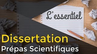 Réussir sa DISSERTATION  Prépa Scientifique [upl. by Doownel628]