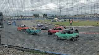 lochgelly Raceway junior bangers final car crashes clipcar flips [upl. by Binny205]