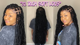 Tutorial  Extended 32” Soft Locs Tutorial [upl. by Irreg]