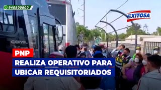 🔴🔵PNP realiza operativo para ubicar requisitoriados en salida de buses para el sur de Lima [upl. by Tamara]