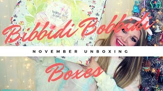 Bibbidi Boxes Unboxing  Ultimate Magic Box  November 2018  VlogmasDay 4 [upl. by Emelina267]