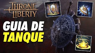 THRONE AND LIBERTY  ¡Las BUILD META TIER S para TANQUE Espada y Escudo  Varita  Mandoble [upl. by Hpesojnhoj]