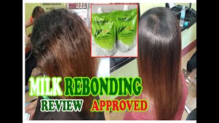 Hair Rebounding creamkeune keratin straightening rebonding kit priceRebounding krnay ka trika home [upl. by Engracia660]