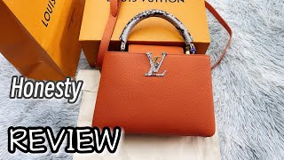 Review Louis Vuitton Mini Capucines Bag [upl. by Eivad]