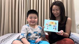 Pop Up Book Story Telling “My Axolotl” by Jacob Ethan Sidharta  1B [upl. by Ssitnerp]