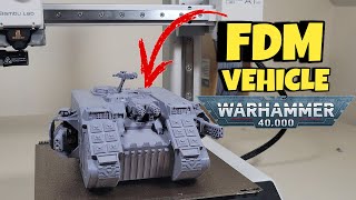 How to FDM Print Vehicles  Warhammer 40K on the Bambu A1 Mini [upl. by Yaned]