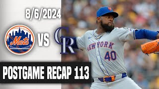 Mets Fan Reaction Game 113  NYM3 CCOL6 RANT STREAM [upl. by Etnahsa]