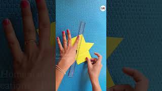 How to Make a Triangular Prism 3D Model for School Project Paper Maths Shape youtubeshorts shorts [upl. by Dorothea]