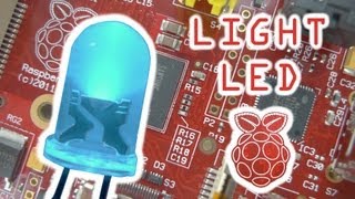 Lighting an LED with the Raspberry Pi [upl. by Shaff]