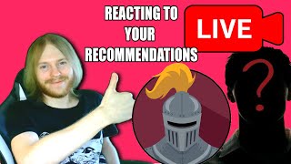 Reacting To Your Recommendations MandaloreGaming Bricky amp More [upl. by Ynove]