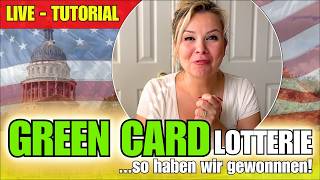 🇺🇸 4 TIPPS für die GREEN CARD LOTTERIE  Live Tutorial zur Bewerbung [upl. by Ffej968]