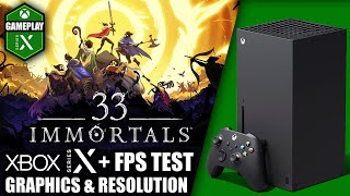 33 Immortals Beta  Xbox Series X Gameplay  FPS Test [upl. by Silver]