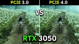 PCIe 30 vs PCIe 40  RTX 3050 8GB  Test In 12 Games  2024 [upl. by Qulllon]