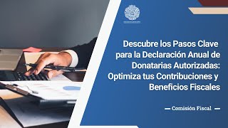 Declaración Anual de Donatarias Autorizadas [upl. by Hedelman]