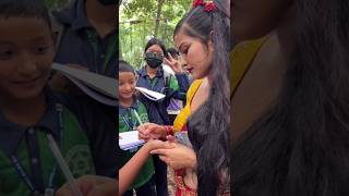 Anjali Adhikari new song shooting time making videoyoutubeshortstrendingshortsshorts [upl. by Annamarie]