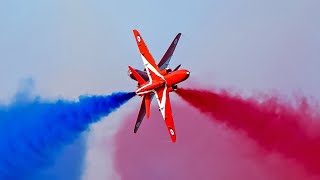 RED ARROWS  Springhawk 2024  9x Aircraft Full Display with Intercom RT [upl. by Aicssej]