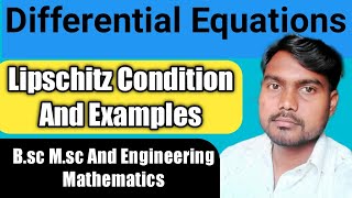 Lipschitz Condition  Lipschitz Condition In Differential Equations  Lipschitz Condition In Hindi [upl. by Roos]