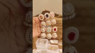 Zircon Jhumka earrings whatapp 923046003194 foryou jewellery jhumkadesigns earrings beautiful [upl. by Andrien]