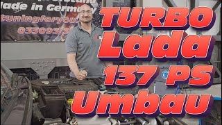 Lada Niva mit Turbolader mit 137 PS von 0 auf 100 kmh in 12 sec und 163 kmh Spitze [upl. by Yajeet]