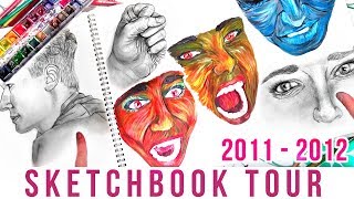 Old School GCSE Art SKETCHBOOK TOUR [upl. by Noiek]