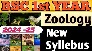 bsc 1st year zoology syllabus 2024  new syllabus bsc zoology [upl. by Ocisnarf]