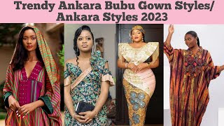 Trendy Ankara Bubu Gown Styles 2023  Ankara Styles 2023  New Ankara Long Skirt amp Blouse [upl. by Enirual755]